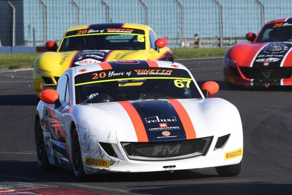 Freddie Lloyd, Fox Motorsport, Ginetta G40 Junior, Ginetta Junior Championship, Donington Park (credit: JEP)