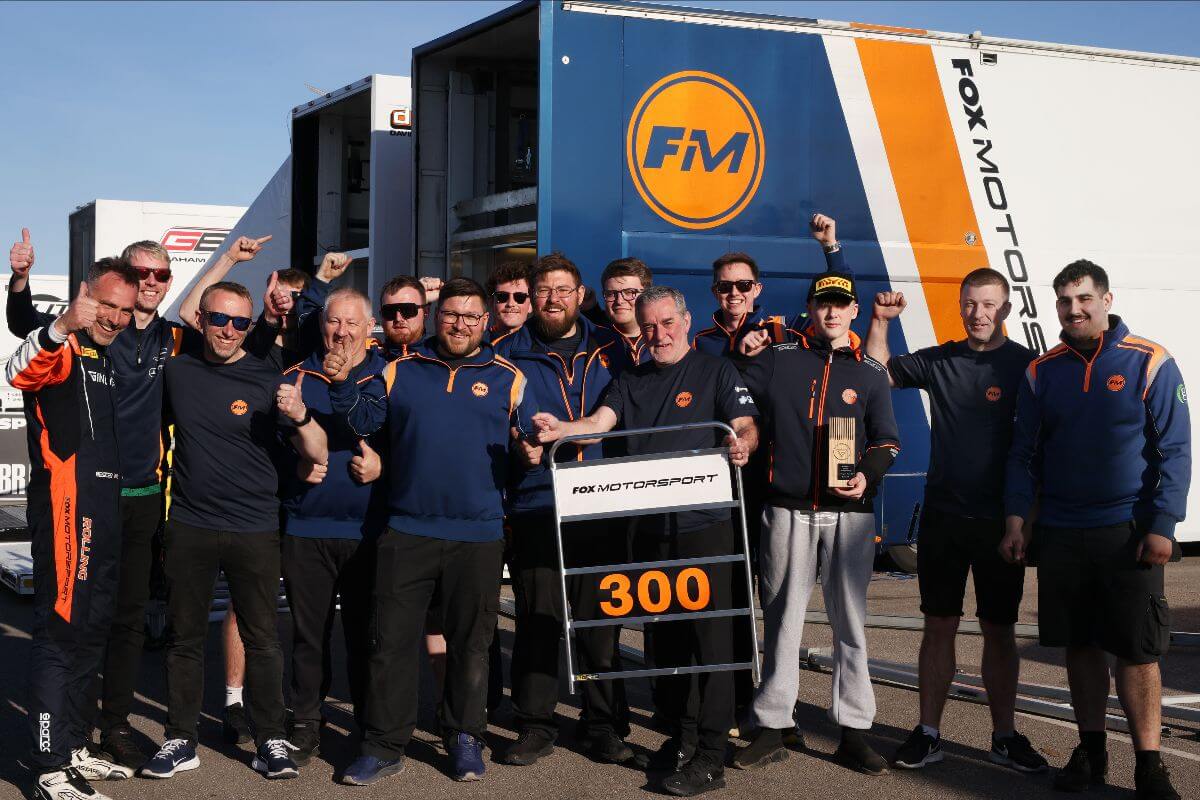 Cameron double helps Fox Motorsport to 300th podium at Donington
