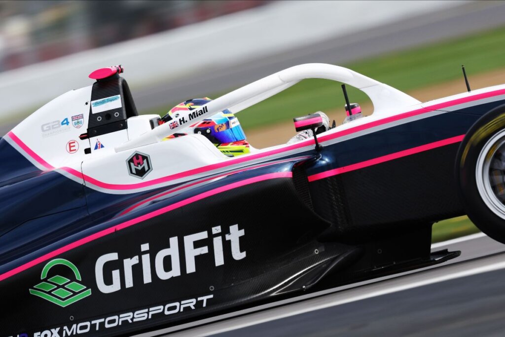 Holly Miall, Fox Motorsport, Tatuus MSV GB4-025 , GB4 Championship, Donington Park (credit: JEP)