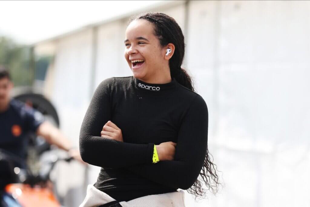 Caitlyn McDaniel, Fox Motorsport, Tatuus MSV GB4-025 , GB4 Championship, Brands Hatch (credit: JEP)