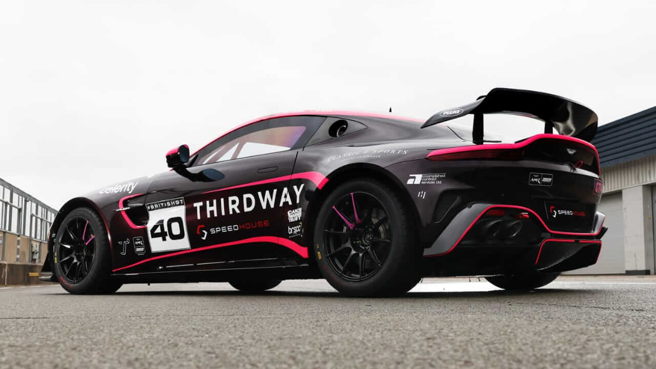 Aston Martin Vantage side on