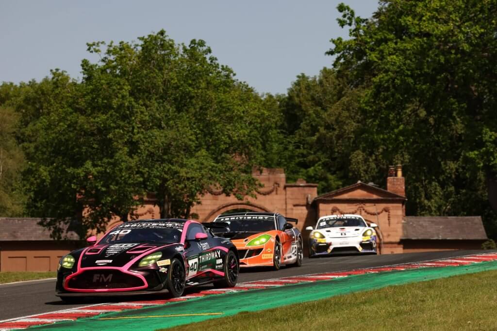 Racing against the historic backdrop of Oulton Park